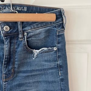 Crop Flare Mid Rise Jeans